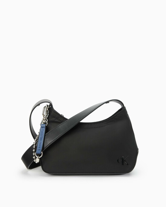 Sculpted Mix Round Shoulder Bag