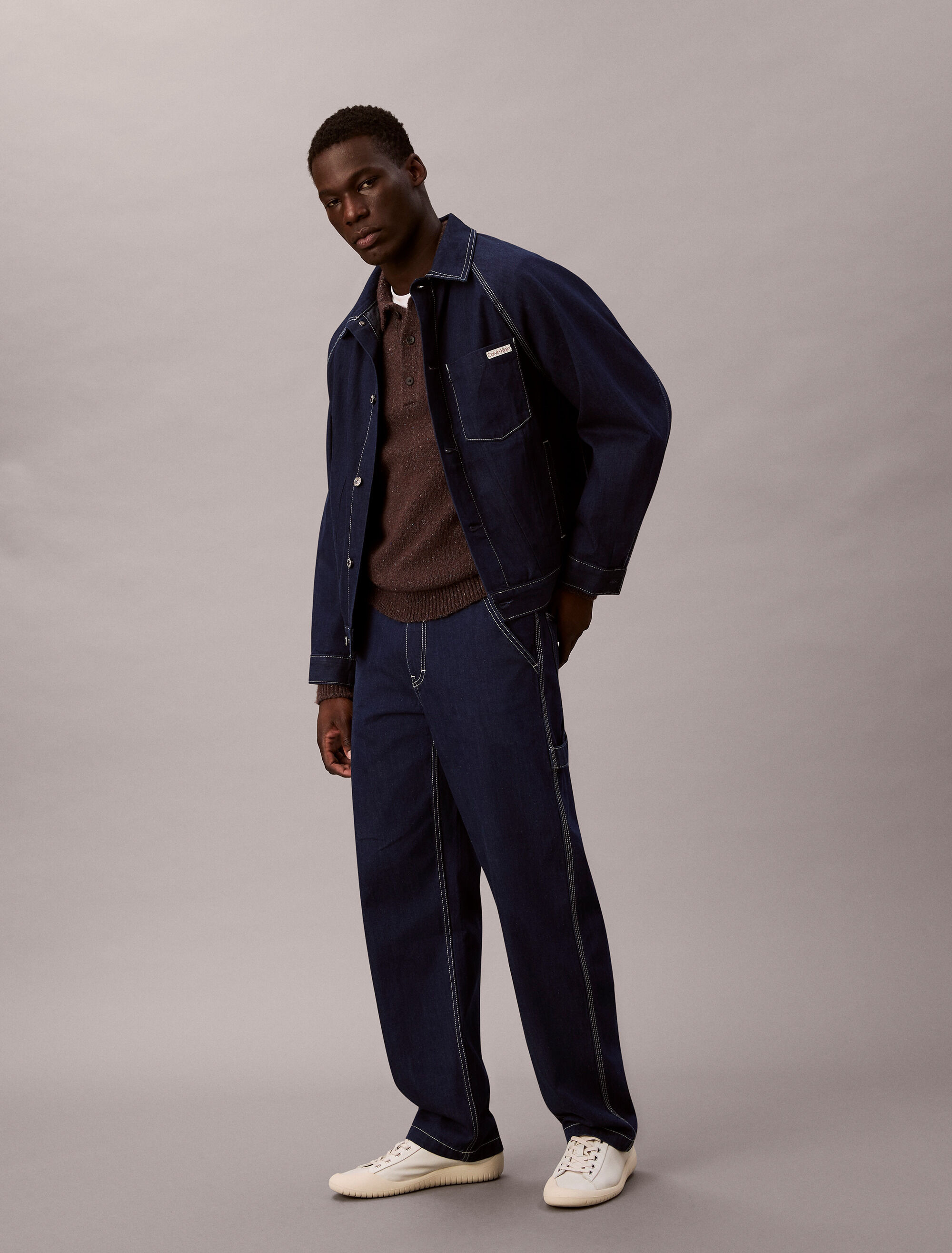 Denim Darted Carpenter Jeans | blue | Calvin Klein Singapore