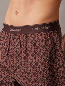 Cotton Poplin Traditional Boxers, 19488 BIJOU MODERN EMBLEM OUTLINE+DECEDENT CHOCOLA, hi-res