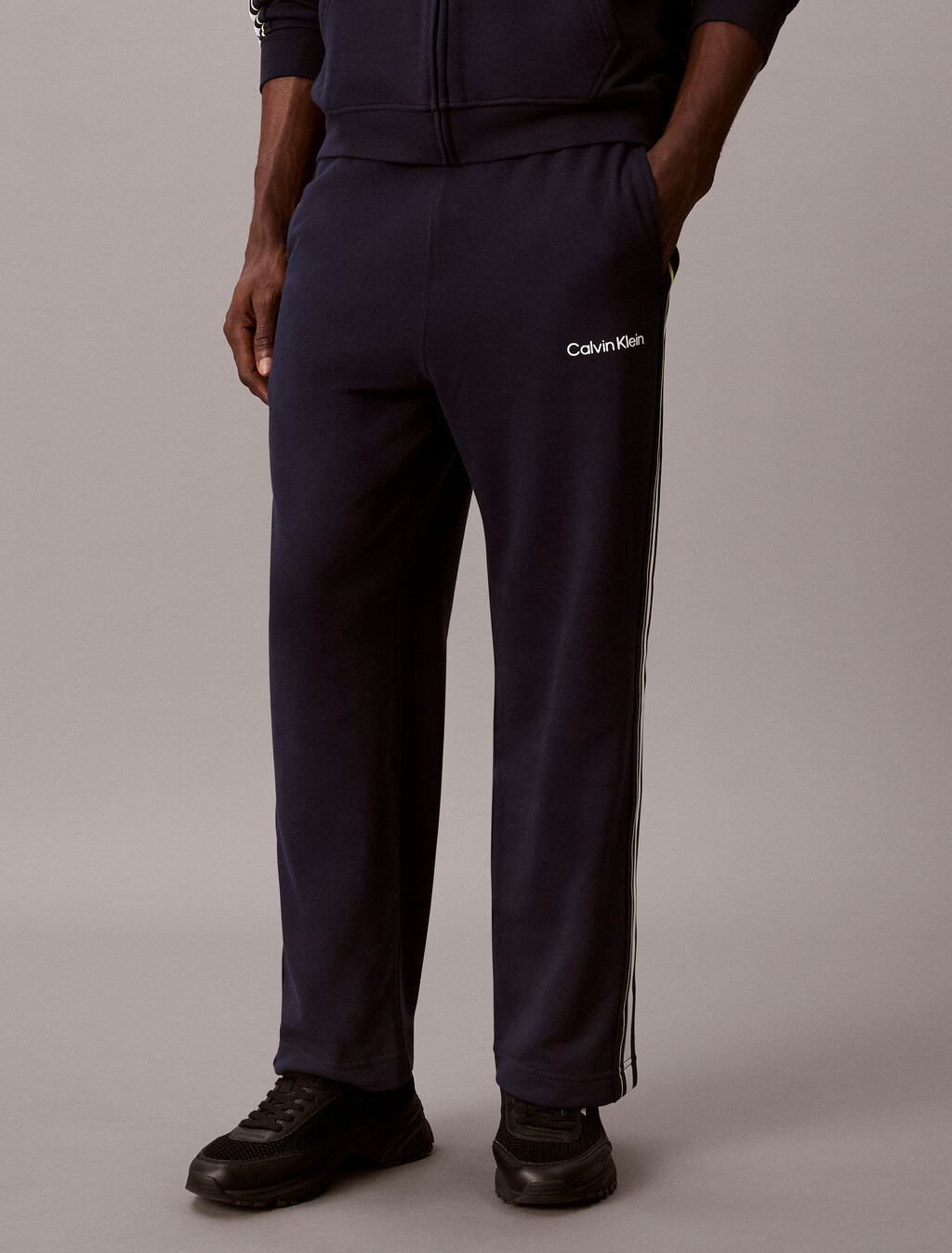 Cotton Blend French Terry Joggers, Shoreline, hi-res