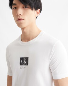 LANDSCAPE PRINT SLIM TEE, Bright White, hi-res