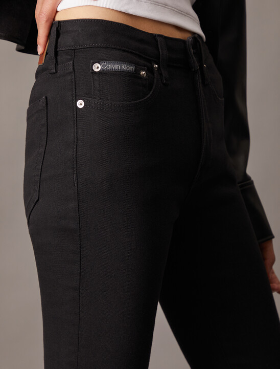 37.5 Mid Rise Black Skinny Jeans