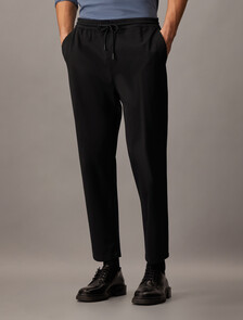 Essentials Slim Drawcord Chinos, Ck Black, hi-res