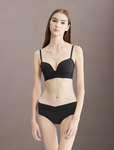 Invisibles Push Up Plunge Bra, Black, hi-res