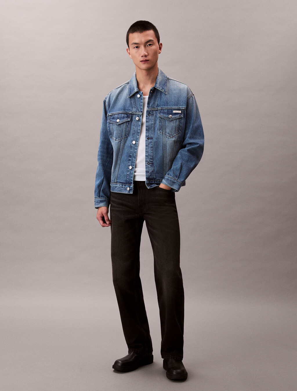 90s Straight Original Black Jeans, ORIGINAL DARK BLACK, hi-res