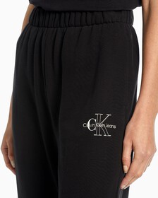 TWO TONE MONOGRAM JOGGERS, Ck Black, hi-res