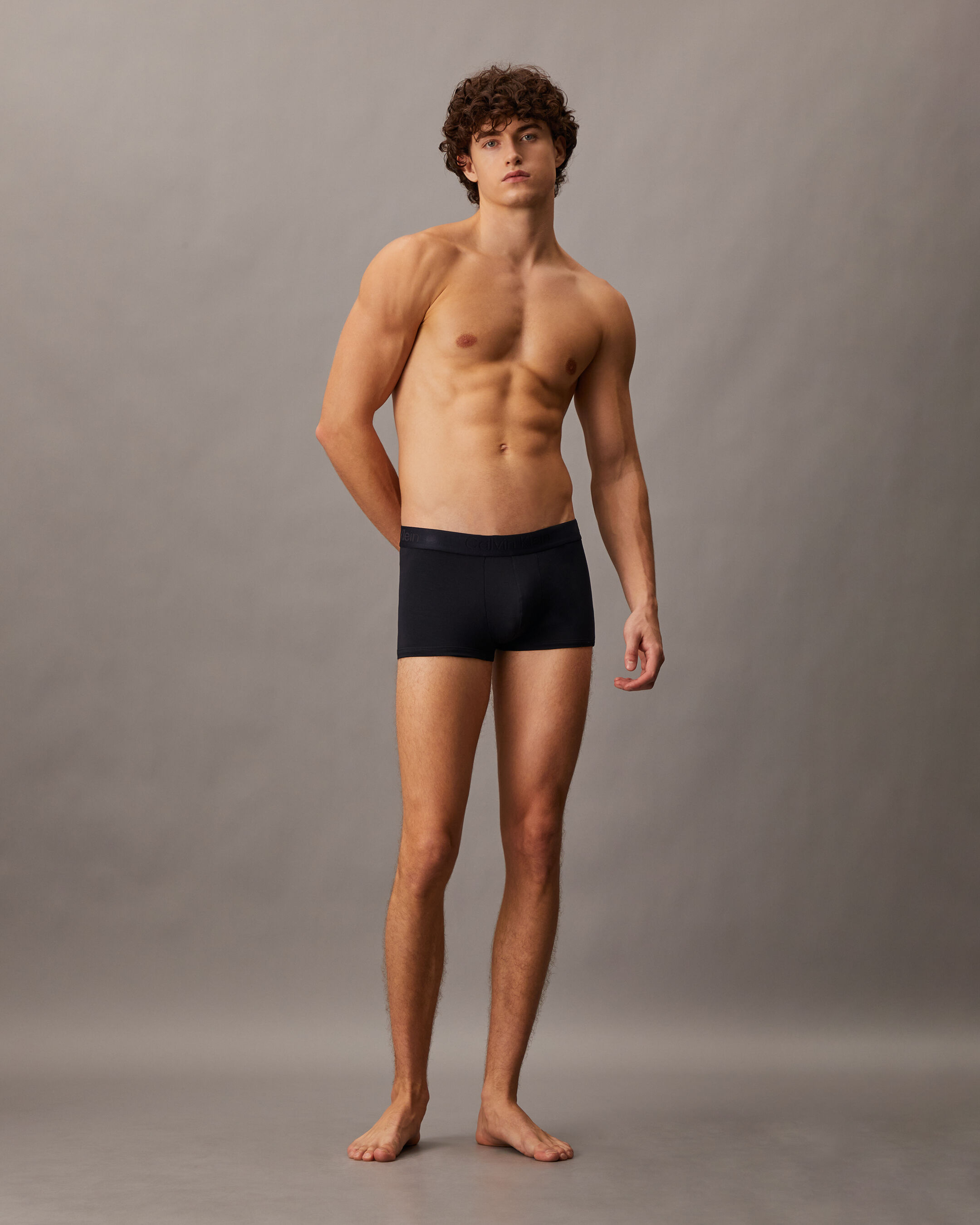 Silk Knit Low Rise Trunks black Calvin Klein Singapore