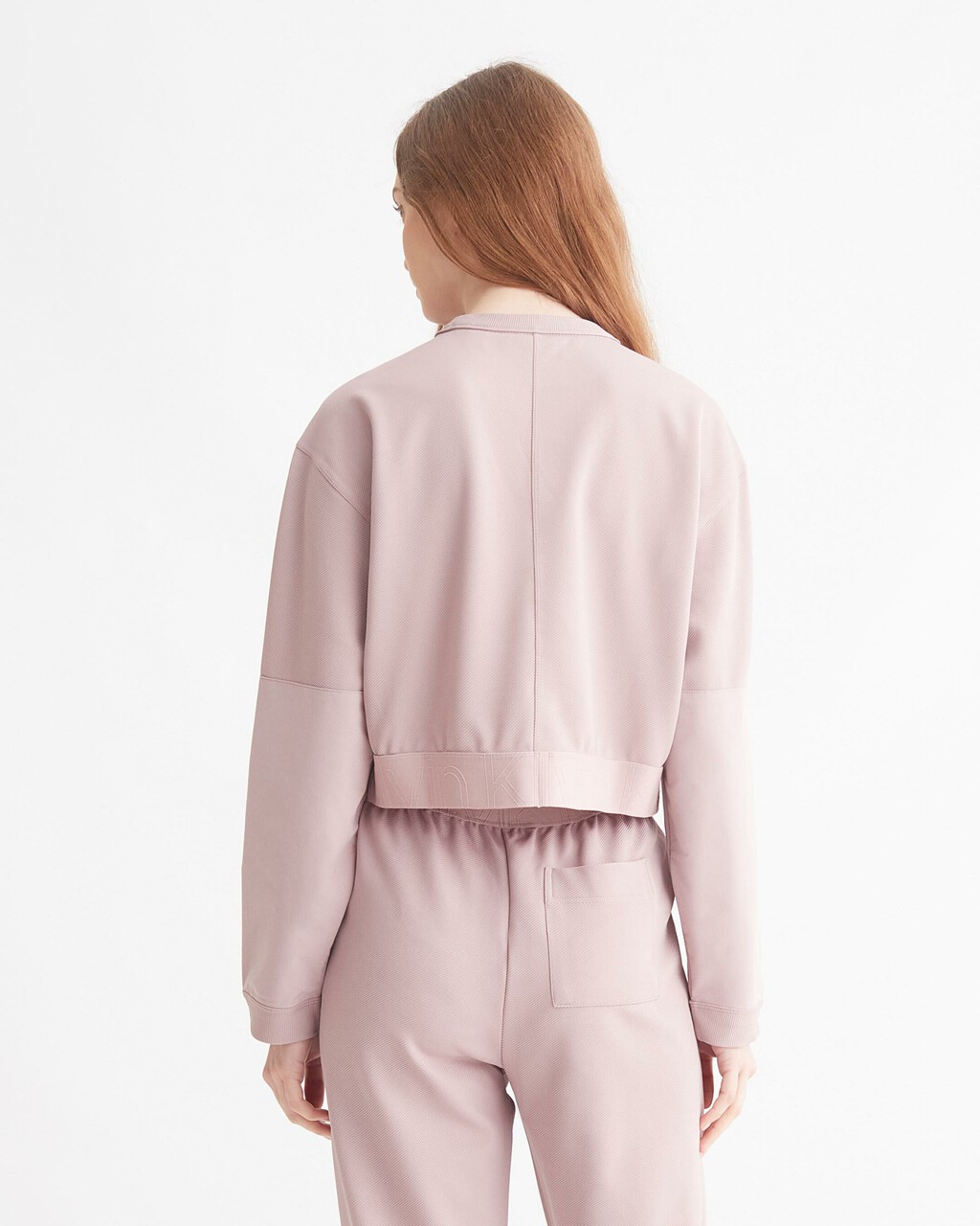 CK EFFECT PULLOVER SWEATSHIRT, GRAY ROSE, hi-res