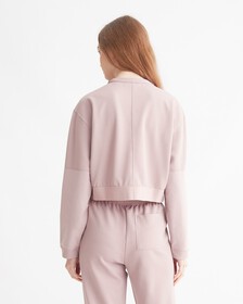 CK EFFECT PULLOVER SWEATSHIRT, GRAY ROSE, hi-res