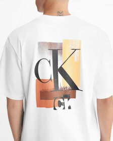 Oversized Back Logo T-Shirt, Bright White, hi-res