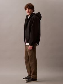 Straight Cotton Twill Hollywood Waist Pant, Bungee Cord, hi-res