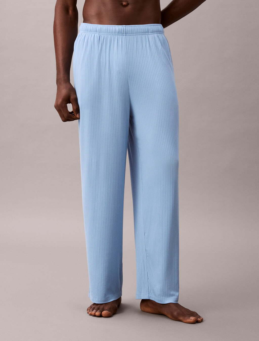 Modal Rib Knit Sleep Pant, Gulf Blue, hi-res