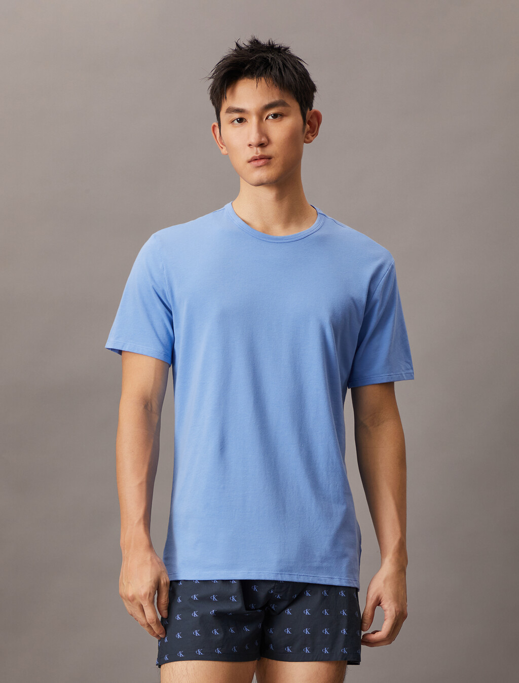 3 Pack Cotton Stretch Crewneck Tees, BUFF PINK/BAYOU/GLACIER, hi-res