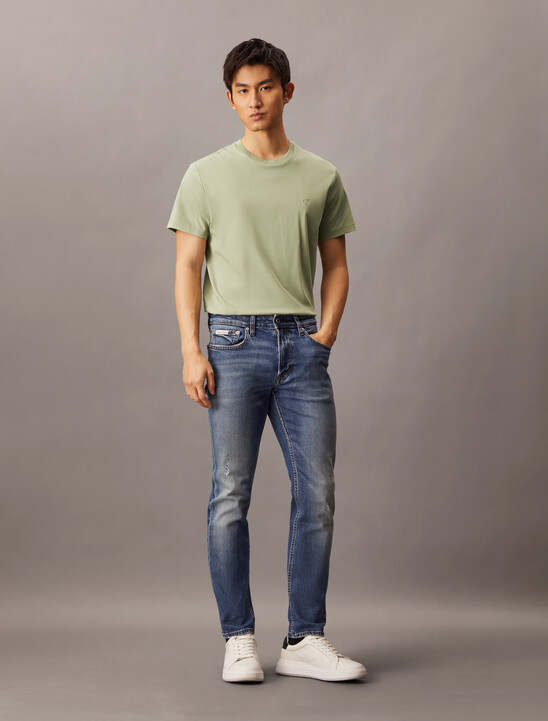 Embossed Monogram Slim Tee
