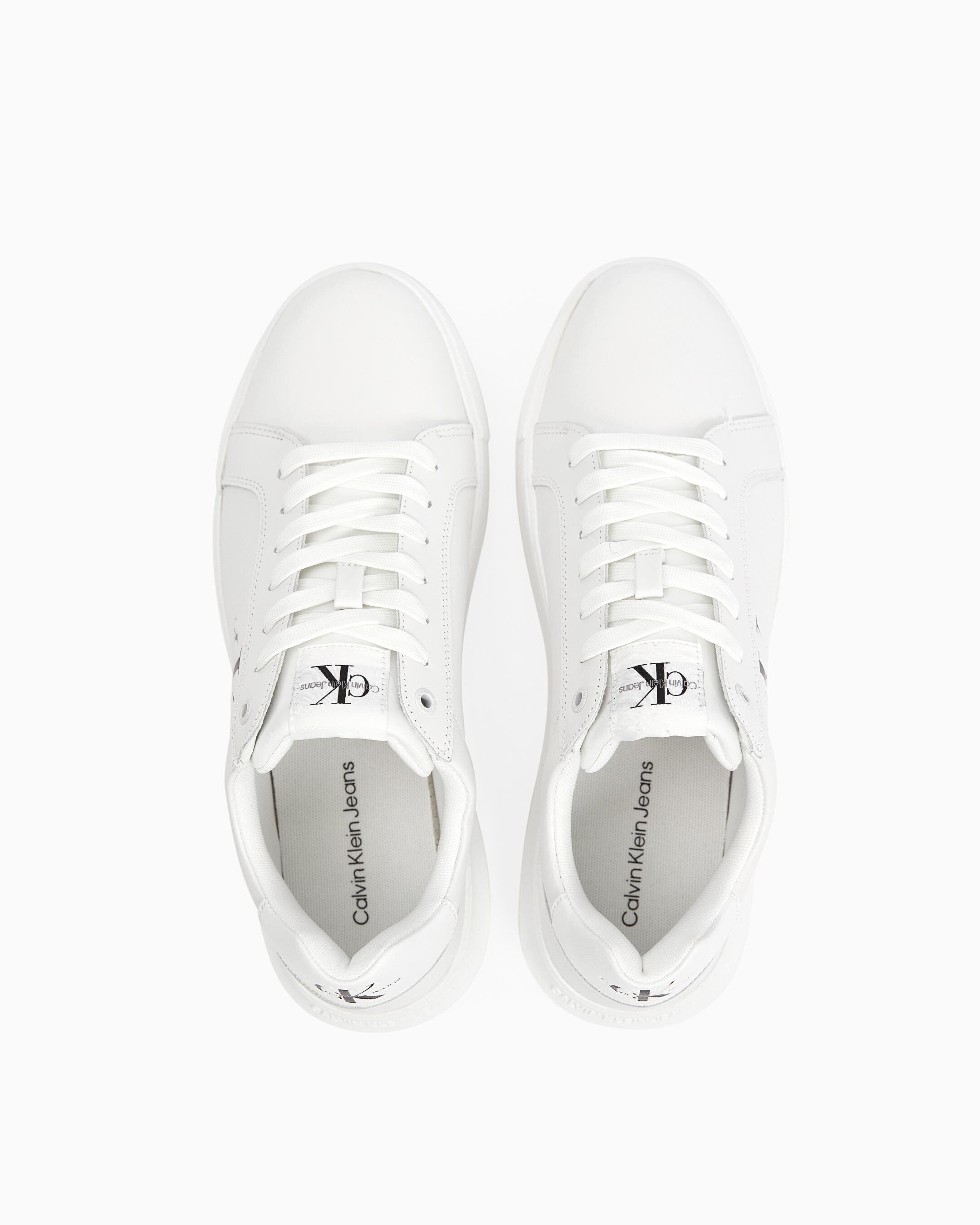 White calvin klein new arrivals trainers