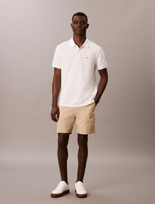 Signature Cotton Chino Short, White Pepper, hi-res