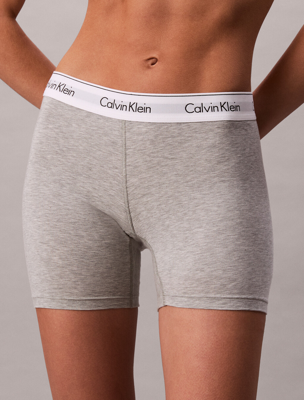 Icon Cotton Boxer Brief, Grey Heather, hi-res