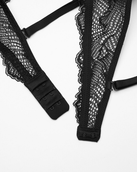 SCALLOPED LACE LIGHTLY LINED DEMI BRA