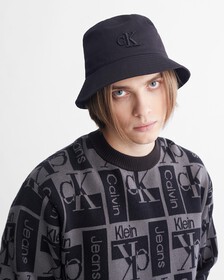 Organic Cotton Bucket Hat, BLACK, hi-res