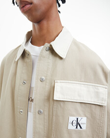 OVERSIZED UTILITY SHIRT JACKET, 058 NEUTRAL PAN, hi-res