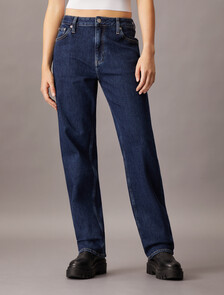 90s Straight Dark Jeans, Denim Dark, hi-res