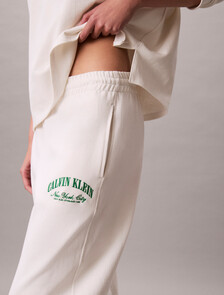 Cotton Heritage Logo Lounge Joggers, Tofu, hi-res