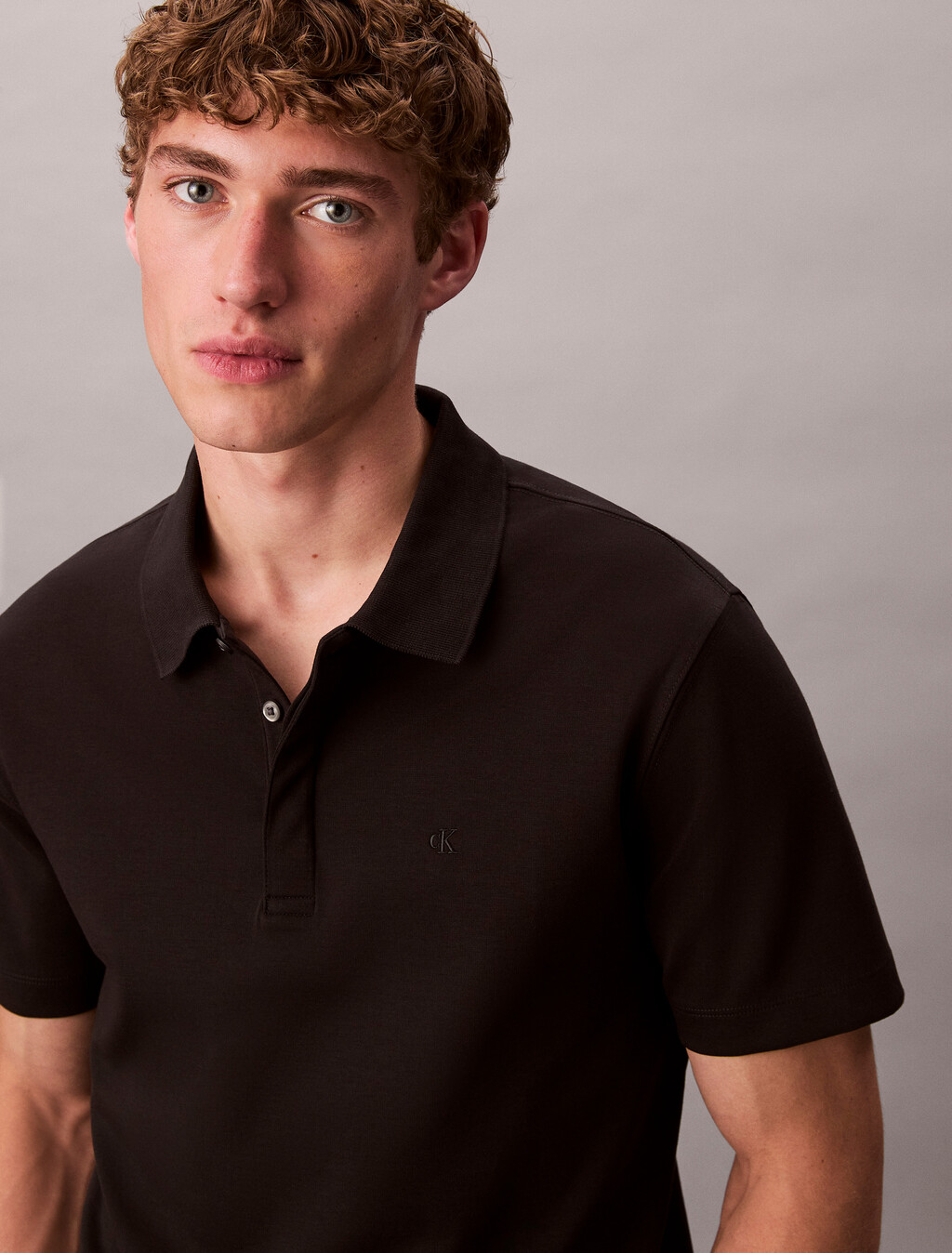 Premium Cotton Polo, Black, hi-res