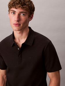 Premium Cotton Polo, Black, hi-res