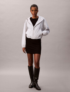 All Over Print Logo Jacquard Wind Jacket, Silver Haze, hi-res