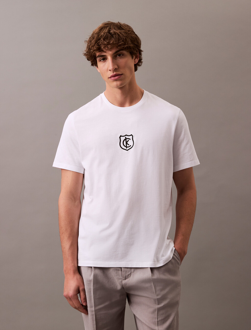Shield Logo T-shirt, Brilliant White, hi-res