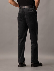 Corduroy Straight Pants, Ck Black, hi-res