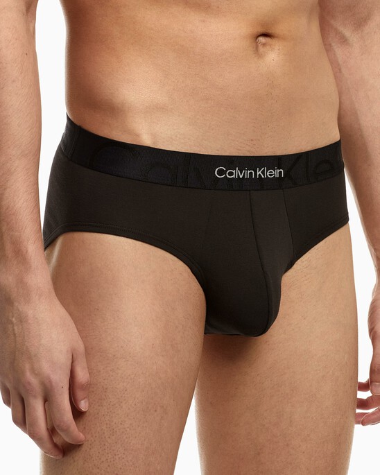 EMBOSSED ICON COTTON HIPSTER BRIEFS