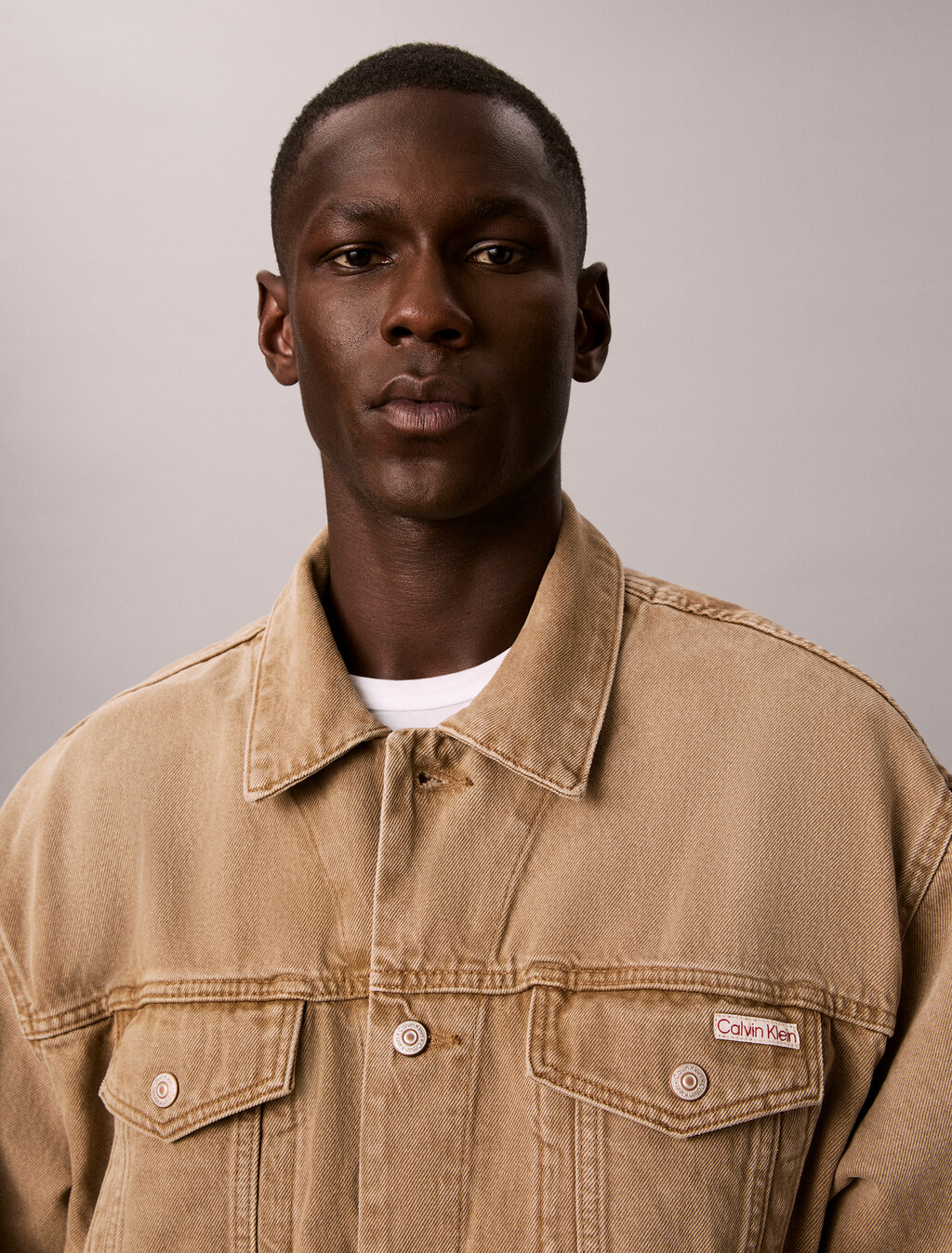 90s Denim Trucker Jacket, TIGERS EYE SMOKE, hi-res