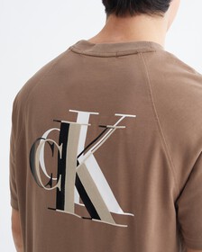 INFINITE COOL MONOGRAM REGULAR TEE, Shitake, hi-res