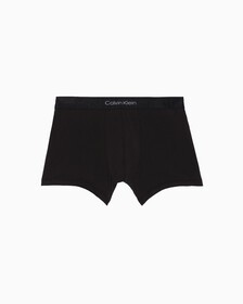 Embossed Icon Cotton Trunks, Black, hi-res