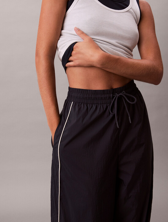 Crinkle Nylon Relaxed Joggers