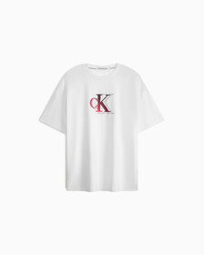 MICRO LOGO TEE, Bright White, hi-res