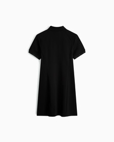 Logo Tape Slim Polo Dress, Ck Black, hi-res