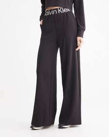 CK EFFECT WIDE LEG SWEATPANTS, BLACK BEAUTY, hi-res