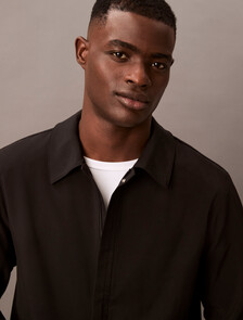 Essential Woven Jacket, Black, hi-res