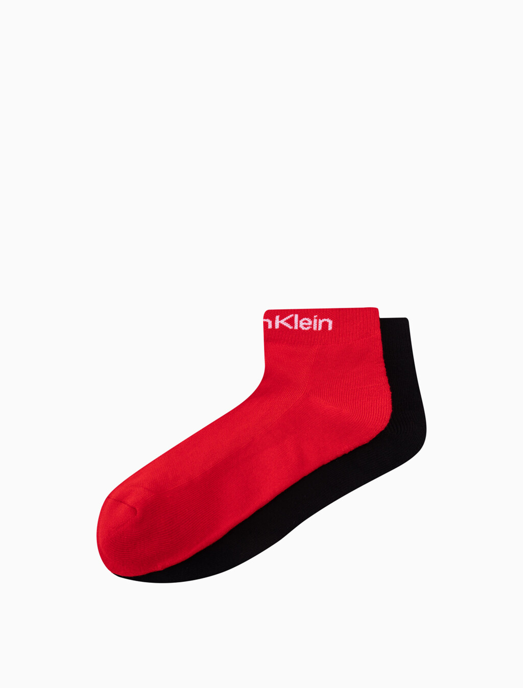 Monogram Cushion Low Cut Sock 2 Pack, RED ASSORT, hi-res
