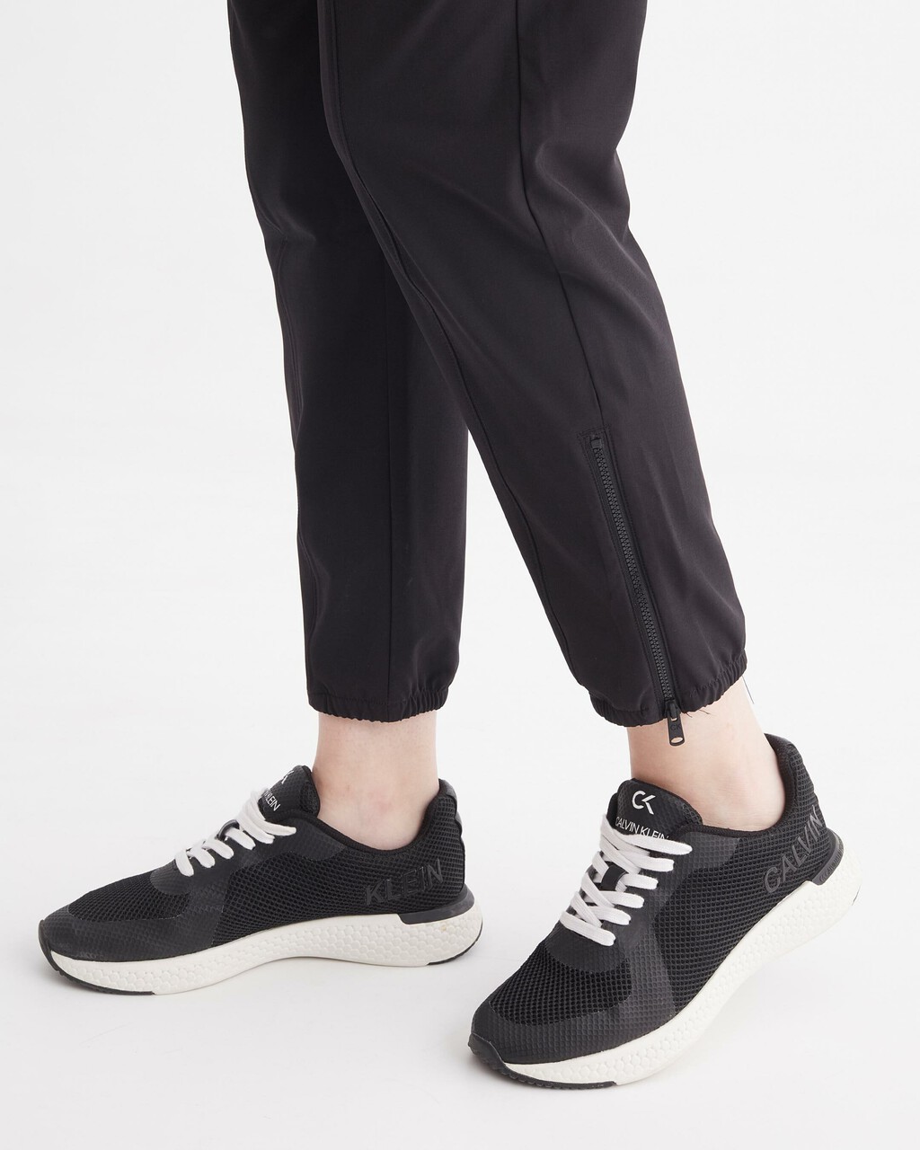 CK EFFECT 7/8 WOVEN PANTS, BLACK BEAUTY, hi-res