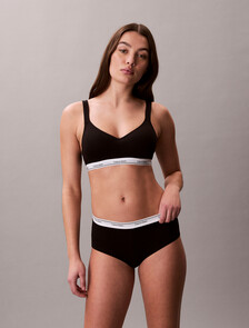 Balance Padded Wire Free Bra, Black, hi-res