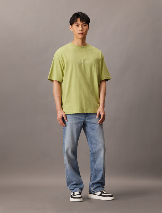 Calvin Logo Crew Neck Tee