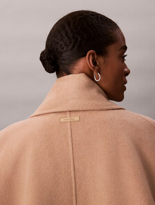 Wool Blend Scarf Coat, Amphora, hi-res