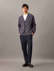 Tailored Pull On Trousers, Dark Sapphire, hi-res