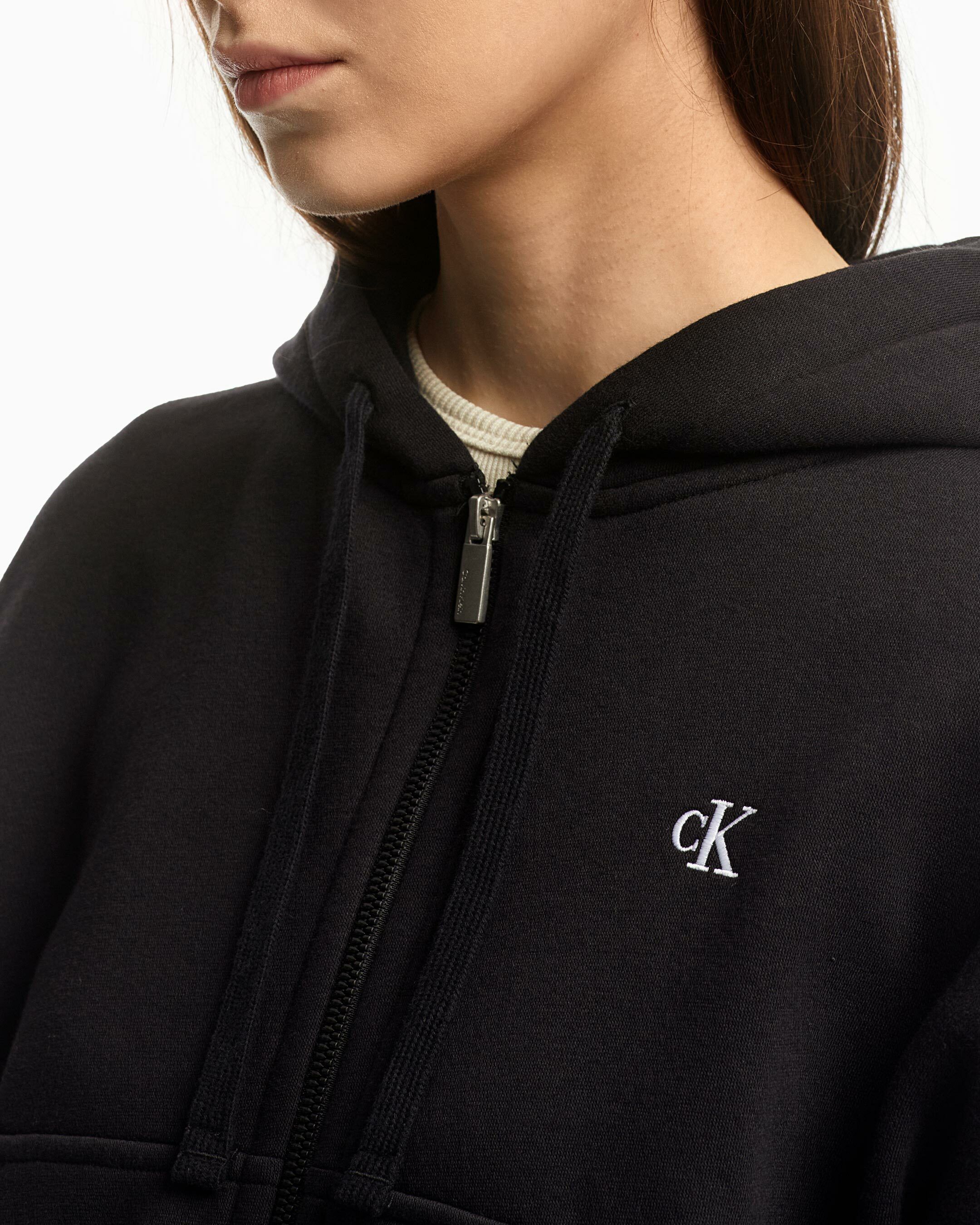 Archive Logo Zip Up Hoodie black Calvin Klein Singapore