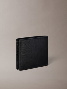 Emblem Logo Bifold Wallet, Black, hi-res