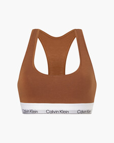 SUSTAINABLE LIGHTLY LINED BRALETTE, Warm Bronze, hi-res