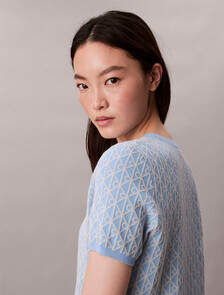 Knit Cap Sleeve Baby Tee, Frozen Fjord, hi-res